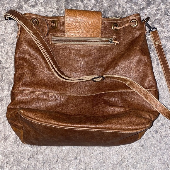 Myra Bag leather leopard crossbody like new - Picture 3 of 3